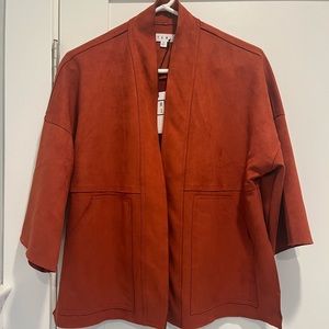 THML faux suede jacket